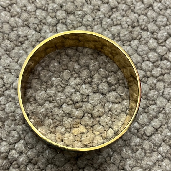 Green Enamel and Gold Bangle Bracelet from J. Crew - Picture 4 of 11